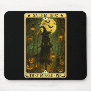 Tapis De Souris M 1692 Sorcière Halloween Ils Ont Manqué Une Carte