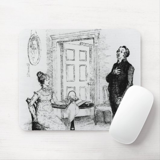 Tapis De Souris M. Collins et Elizabeth (Avec souris)