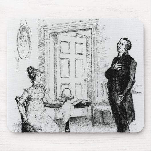 Tapis De Souris M. Collins et Elizabeth (Devant)