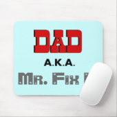 Tapis De Souris M. Fix It Novelty de papa AKA (Avec souris)