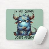 Tapis De Souris M. Grumpy Monster (Avec souris)