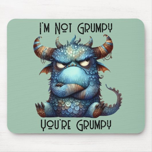 Tapis De Souris M. Grumpy Monster (Devant)