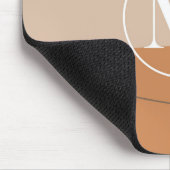 Tapis De Souris M - Métètre Monogramme Milieu M Conception abstrai (Coin)