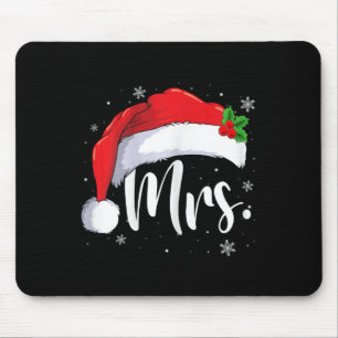 Tapis De Souris M. Mme Claus Couples De Noël Avec Lui