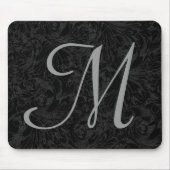 Tapis De Souris M :: Monogram M Elegant Mousepad - Lettre initiale (Devant)