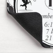 Tapis De Souris M. Mustache Lil Man Baby Boy Statistiques (Coin)