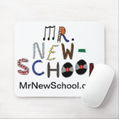 Tapis De Souris M. New-School Font Pad (Avec souris)