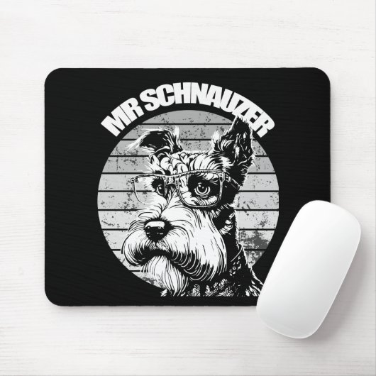 Tapis De Souris M. Schnauzer (Avec souris)