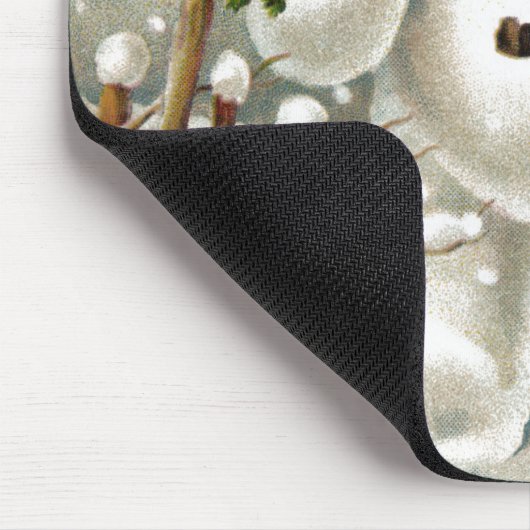 Tapis De Souris M. Snowman et M. Crow Mousepad (Coin)