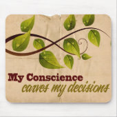 Tapis De Souris "Ma conscience" Motivation Confirmation (Devant)