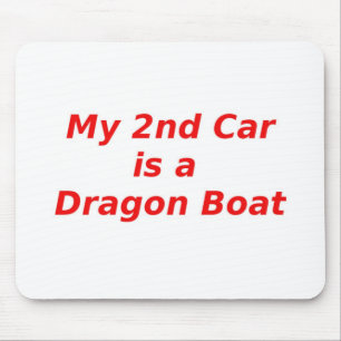 Tapis De Souris Ma deuxième voiture est un bateau de dragon