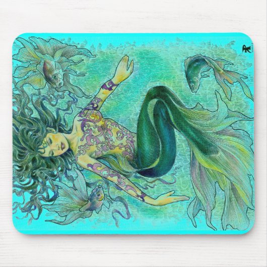 Tapis De Souris ma fantaisie tropicale (Devant)