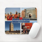 Tapis De Souris MA Maroc - Marrakech - Place Jemaa El F - (Avec souris)