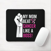 Tapis De Souris Ma Mère Battre Le Cancer Du Sein Comme Un Guerrier (Avec souris)