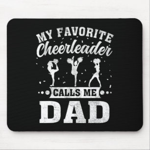 Tapis De Souris Ma pom-pom girl favorite m'appelle Papa pour la fê