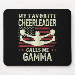 Tapis De Souris Ma pom-pom girl préférée m'appelle Gamma Drapeau a