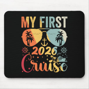 Tapis De Souris Ma première croisière 2026 Vacances Famille assort