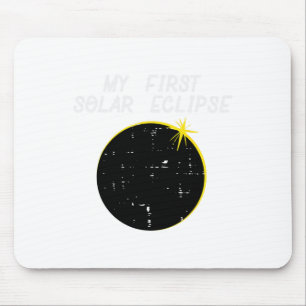 Tapis De Souris Ma première éclipse solaire Totalité 2024 Avril 8 