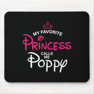 Tapis De Souris Ma Princesse Favorite M'Appelle Fille Pavot Fathe