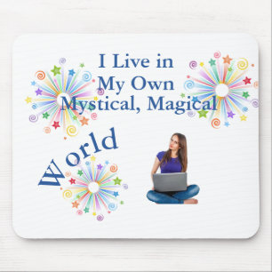 Tapis De Souris Ma propre femme d'ordinateur portable mystique du