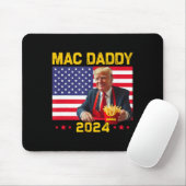 Tapis De Souris Mac Daddy Funny Trump Fries Mega Donald Tru (Avec souris)