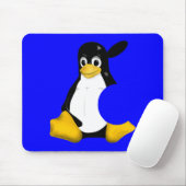 TAPIS DE SOURIS MAC D'APPLE LINUX TUX DE POIRE (Avec souris)