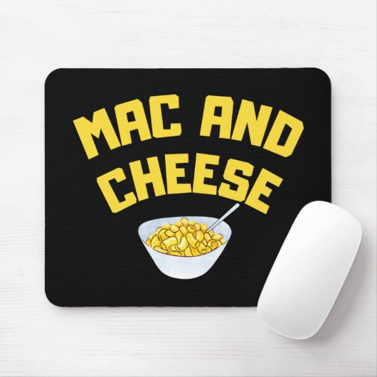 Tapis De Souris Mac Et Fromage| Macaroni Et Fromage (Avec souris)
