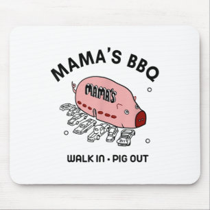 Tapis De Souris Mac Mamas Bbq Marcher Dans Pig Out Sunny Summer Ca