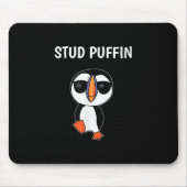 Tapis De Souris Macareux Stud Puffin Oiseau Drôle (Devant)