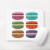 Tapis De Souris macarons arc-en-ciel (Avec souris)