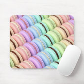 Tapis De Souris Macarons français aux couleurs et saveurs différen (Avec souris)