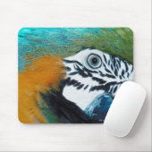 Tapis De Souris Macaw bleu et jaune (Avec souris)