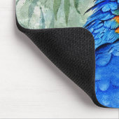 Tapis De Souris Macaw bleu et or (Coin)