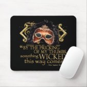 Tapis De Souris Macbeth "quelque chose" citation mauvaise (version (Avec souris)