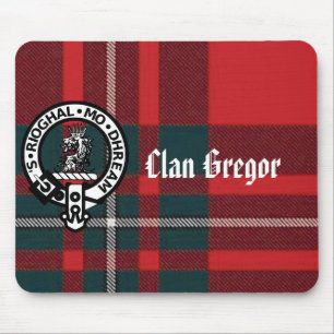 Tapis De Souris MacGregorPlaid, Insigne Gregor, Clan Gregor