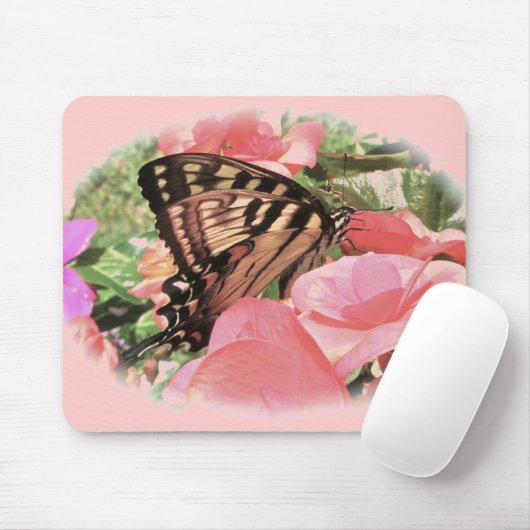 Tapis De Souris Machaon Mousepad de tigre (Avec souris)
