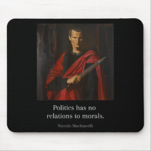 Tapis De Souris Machiavel Cite L'Art De Guerre Machiavélique Wise 