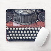Tapis De Souris Machine à écrire vintage (Avec souris)