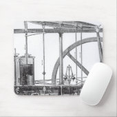 Tapis De Souris Machine à vapeur (Avec souris)