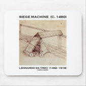 Tapis De Souris Machine de siège (C. 1480) Leonardo da Vinci (Devant)