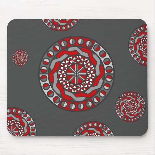 Tapis De Souris Machine rouge Mousepad (Devant)