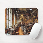 Tapis De Souris Machiniste - atelier de construction mécanique (Avec souris)
