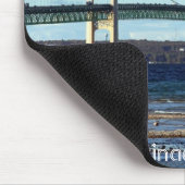Tapis De Souris Mackinac-Pont-dans-chute, pont de Mackinac, MI (Coin)