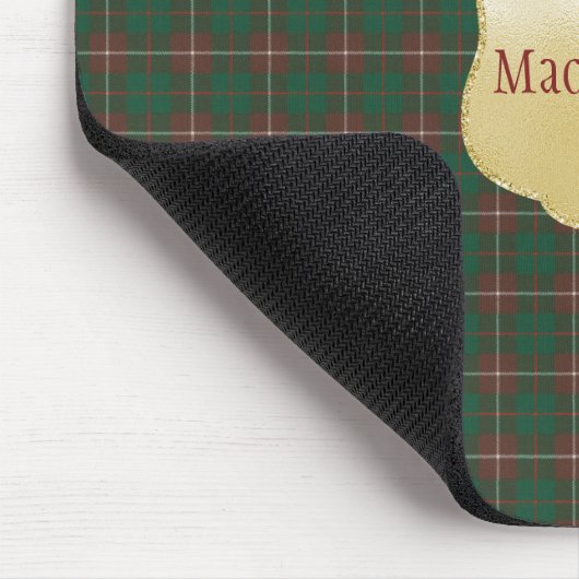 Tapis De Souris MacKinnon Chasse Ancien Tartan écossais (Coin)