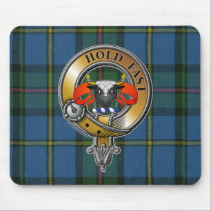 Tapis De Souris MacLeod Tartan & Badge