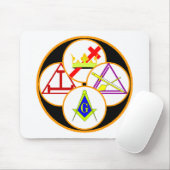 Tapis De Souris Maçon de rite de York (Avec souris)