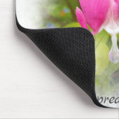 Tapis De Souris Macro fleur coeur saignant (Coin)