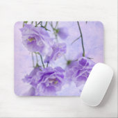 Tapis De Souris Macro Fleurs Campanella Violet (Avec souris)
