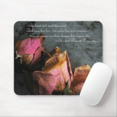 Tapis De Souris Macro mort Mousepads de roses (Avec souris)
