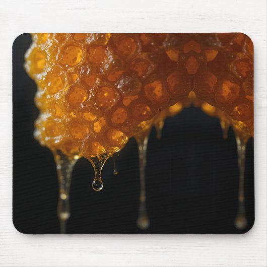 Tapis De Souris Macro nid brillant avec gouttelette tombante (Devant)
